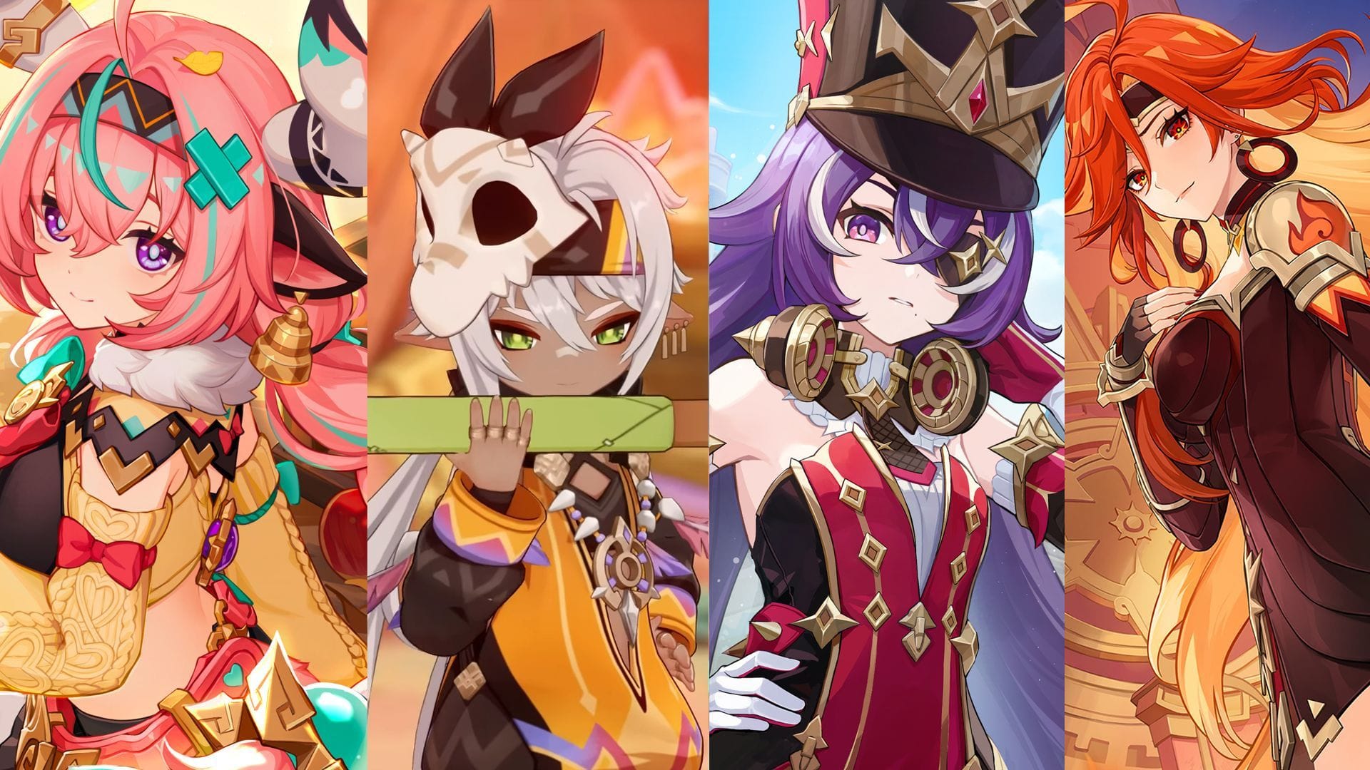 Varesa, Iansan, Chevreuse, Mavuika (Image via Sportskeeda Gaming/ HoYoverse)