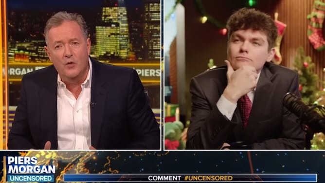 "You really need to get laid": Piers Morgan calls Nick Fuentes "deluded little twerp" after latter seemingly calls out Morgan's "exposé"