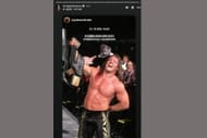 Jericho became Undisputed WWE Champion 24 years ago (Image via his Instagram Story)