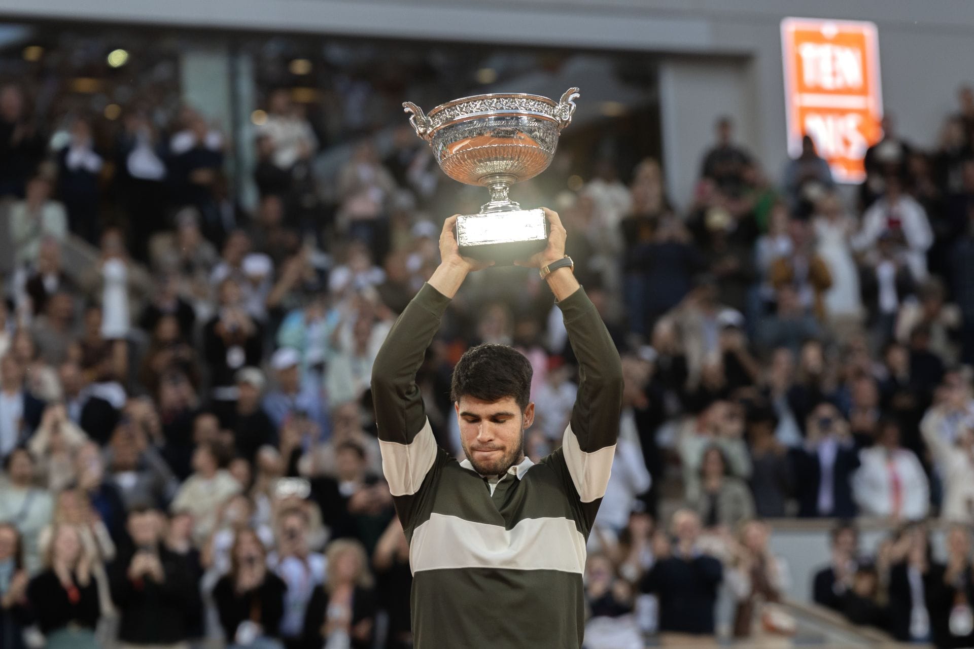 Carlos Alcaraz at the French Open Tennis Tournament. Roland-Garros 2025. - Source: Getty