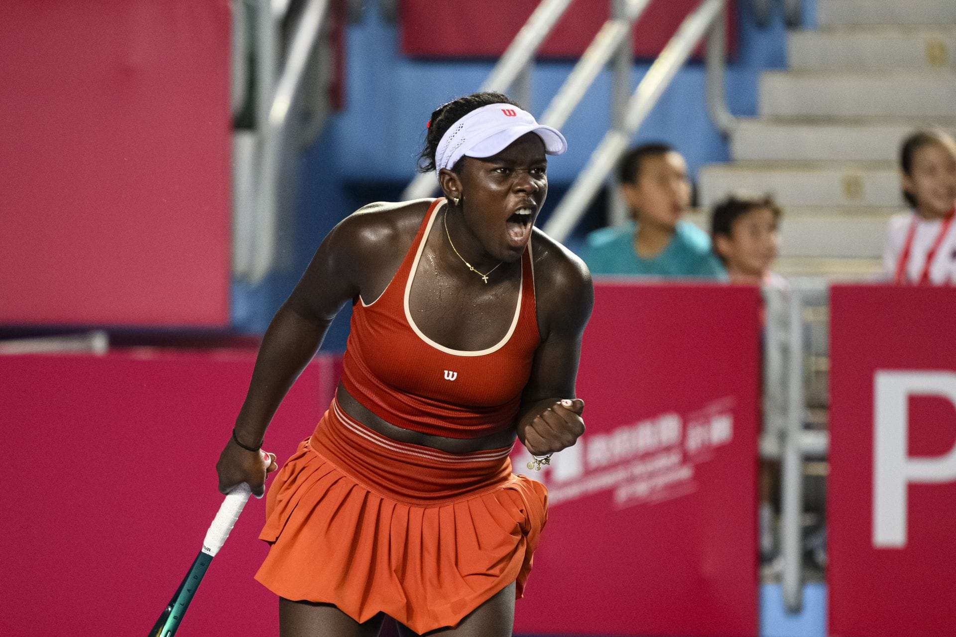 Victoria Mboko at the Prudential Hong Kong Tennis Open - Source: Getty