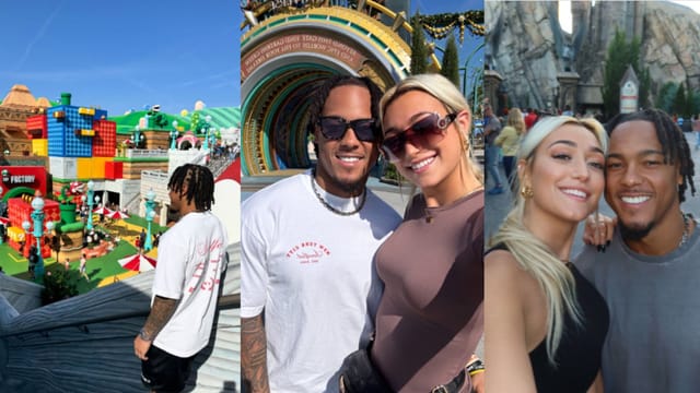 Wampler shared photos from the couple's stop to Universal Studios and Epic Universe. (Credit: @alyna.wampler)