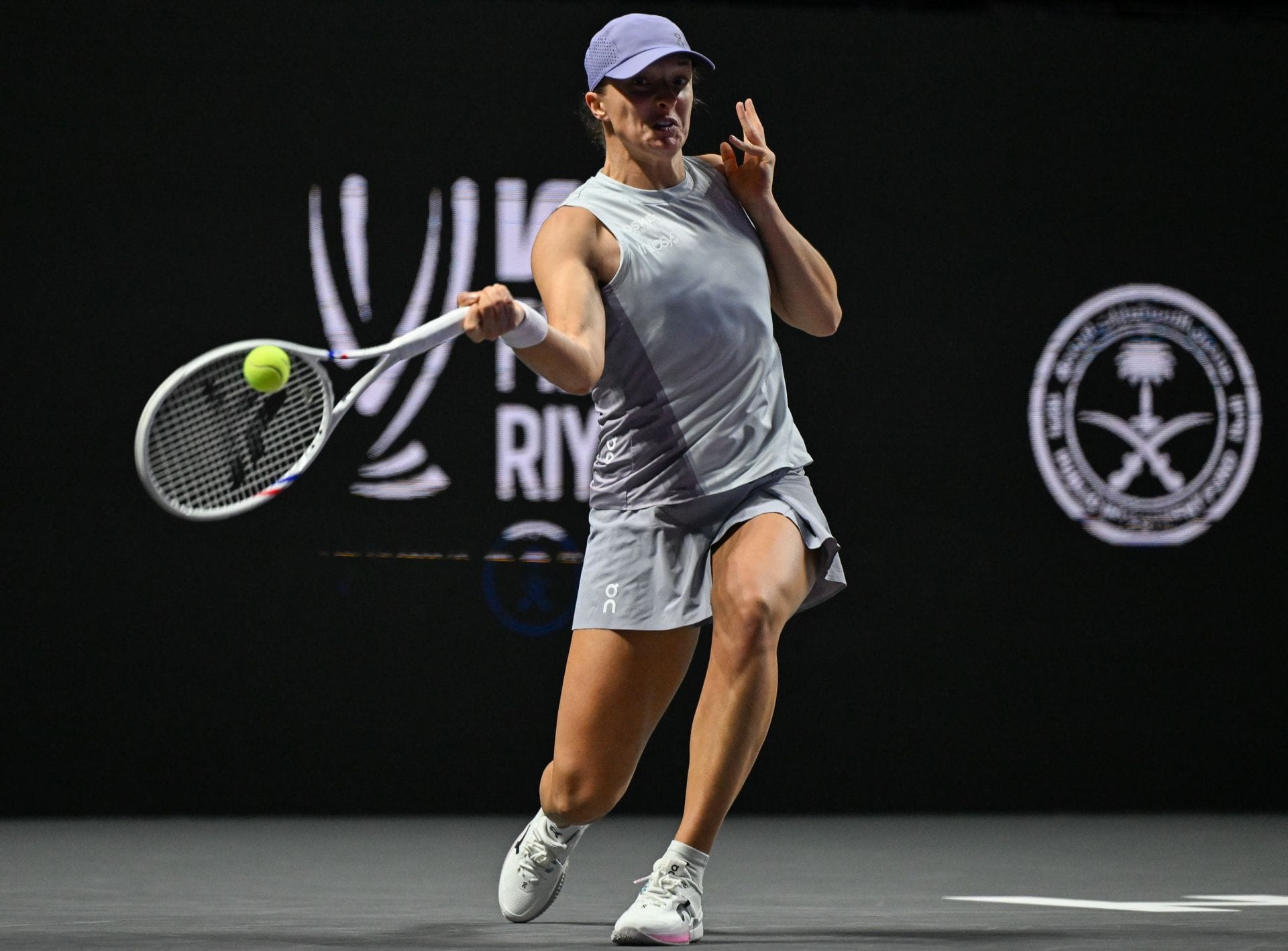 Swiatek na WTA Finals 2025 (Zdroj obrázku: Getty)