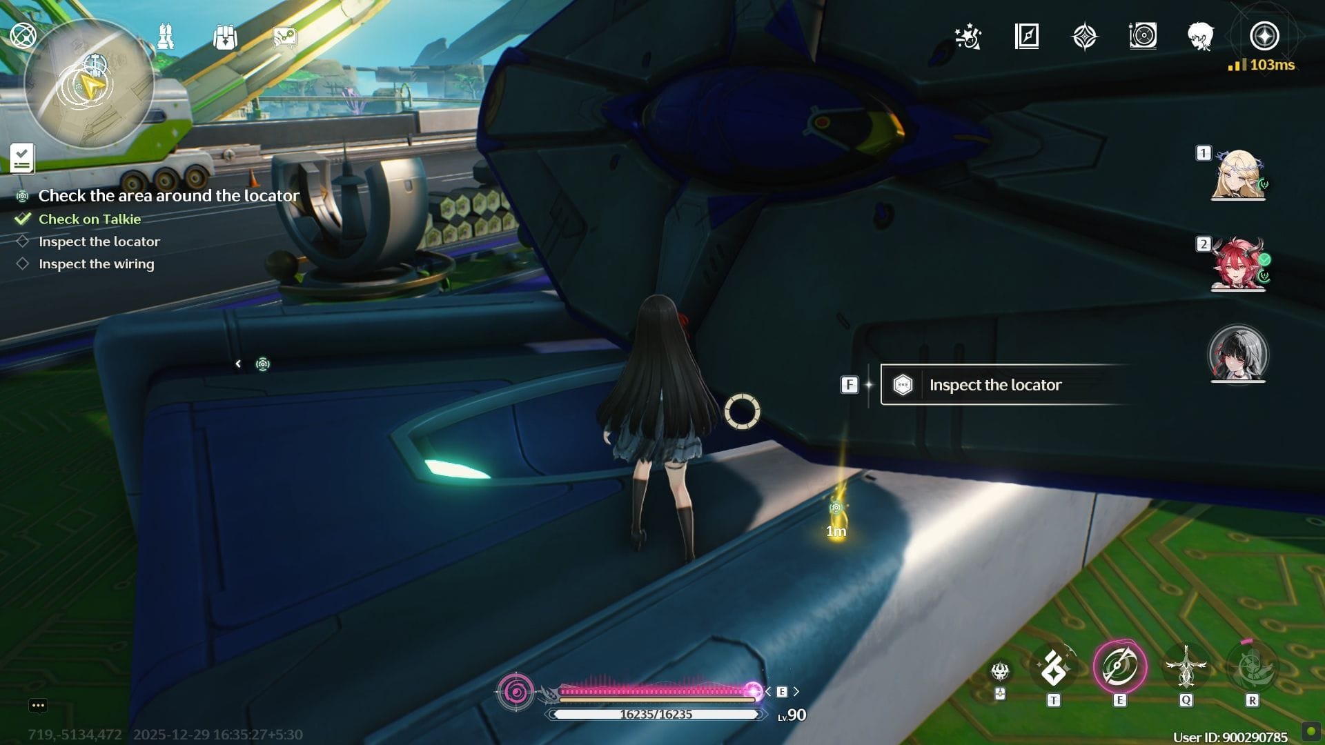 Scan using Projector Geospider S4 (Image via Kuro Games)