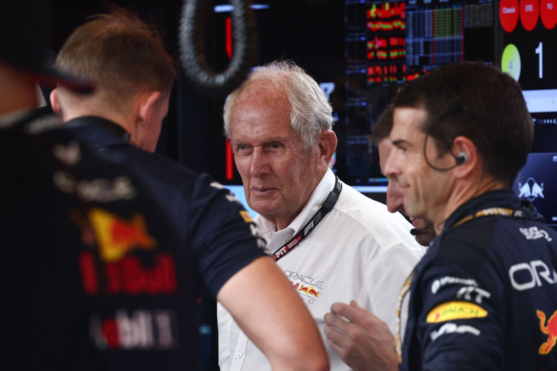 Helmut Marko at the Abu Dhabi Grand Prix 2025 - Source: Getty