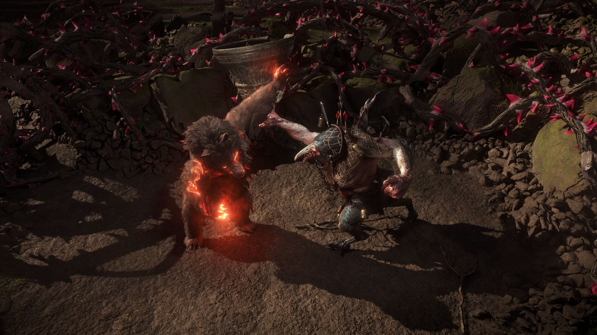 Path of Exile 2 patch 0.4 allows you to fistfight monsters as a bear (Image via GGG)