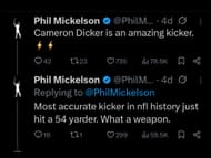 Screenshot of Mickelson's X post / Source: @PhilMickelson on X