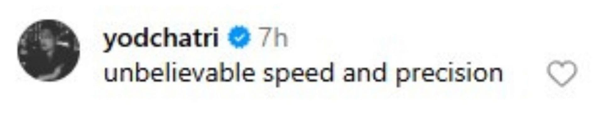 ONE Chairman and CEO Chatri Sityodtong impressed.