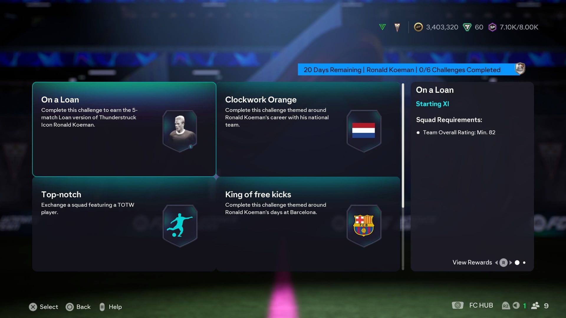 The requirements (Image via EA Sports)