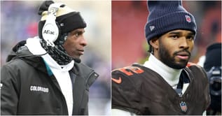 Deion Sanders drops 1-word reaction as Shedeur Sanders gets hyped by $170,000,000 Hollywood star