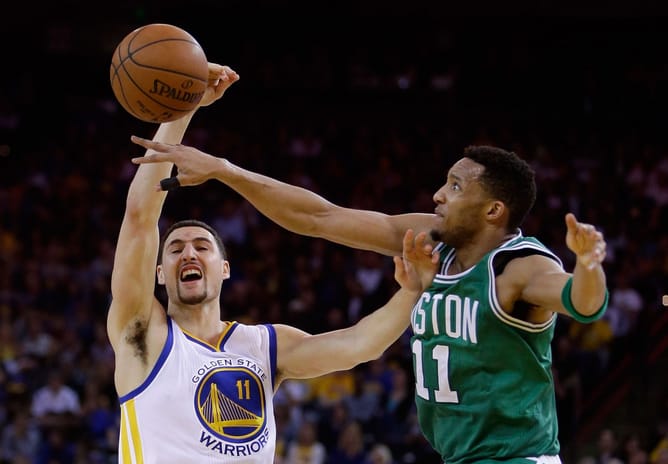 "‘I’m Gonna Purple That Man": Klay Thompson Sent Brutal Message to Former Celtics Standout After Six Months of ‘Poke the Bear’ Trolling