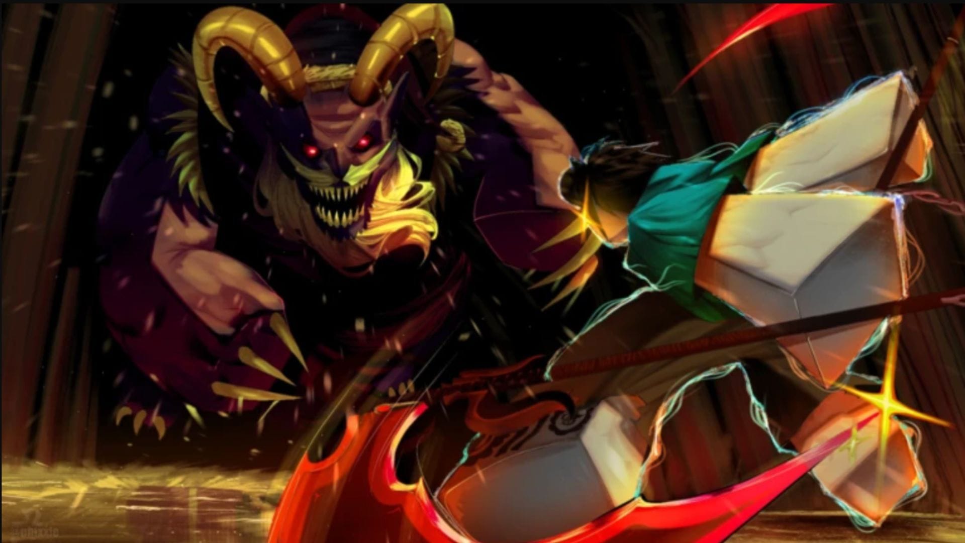 All drops of the Krampus boss (Image via Roblox)