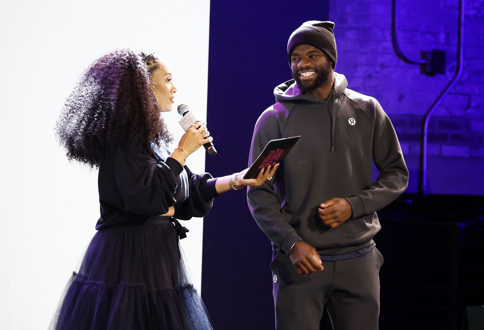 Frances Tiafoe at the&quot;Keep It Positive, Sweetie&quot; Live! - Source: (Frances Tiafoe) - Getty
