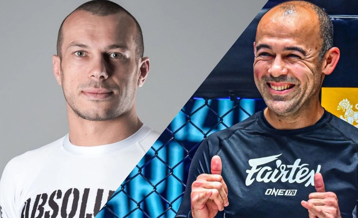 (From left) Lachlan Giles and Marcelo Garcia go to war at ONE Fight Night 38. [Images: ONE Championship]