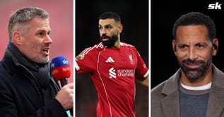 Rio Ferdinand aims cheeky question at Jamie Carragher after Liverpool fans sing ‘Mo Salah’ chant following their win over Brighton