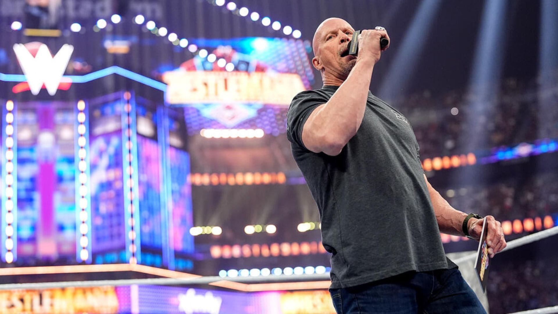 Stone Cold Steve Austin at WrestleMania 41! [Image credit: WWE.com]