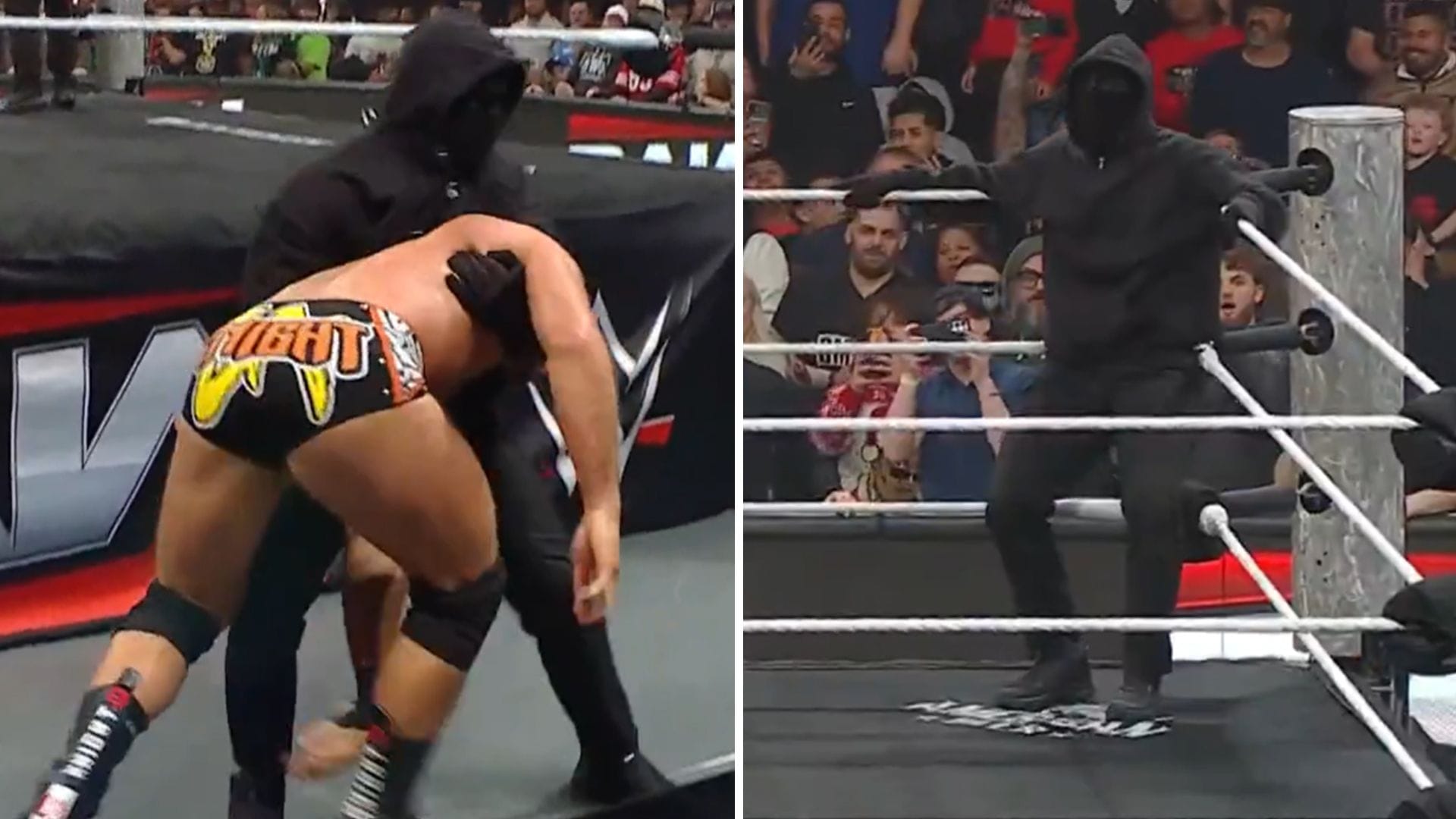 Mystery Man is back on RAW. [Image credits: WWE on X]
