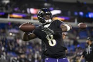Lamar Jackson at New England Patriots v Baltimore Ravens - NFL 2025 - Source: Getty