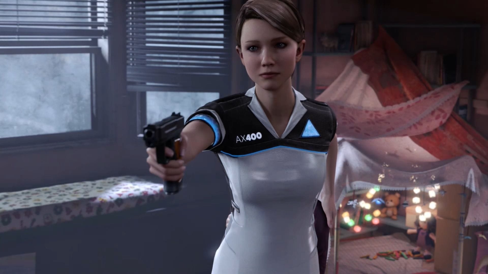 Markus can either fight a war or choose peace (Image via Quantic Dream)