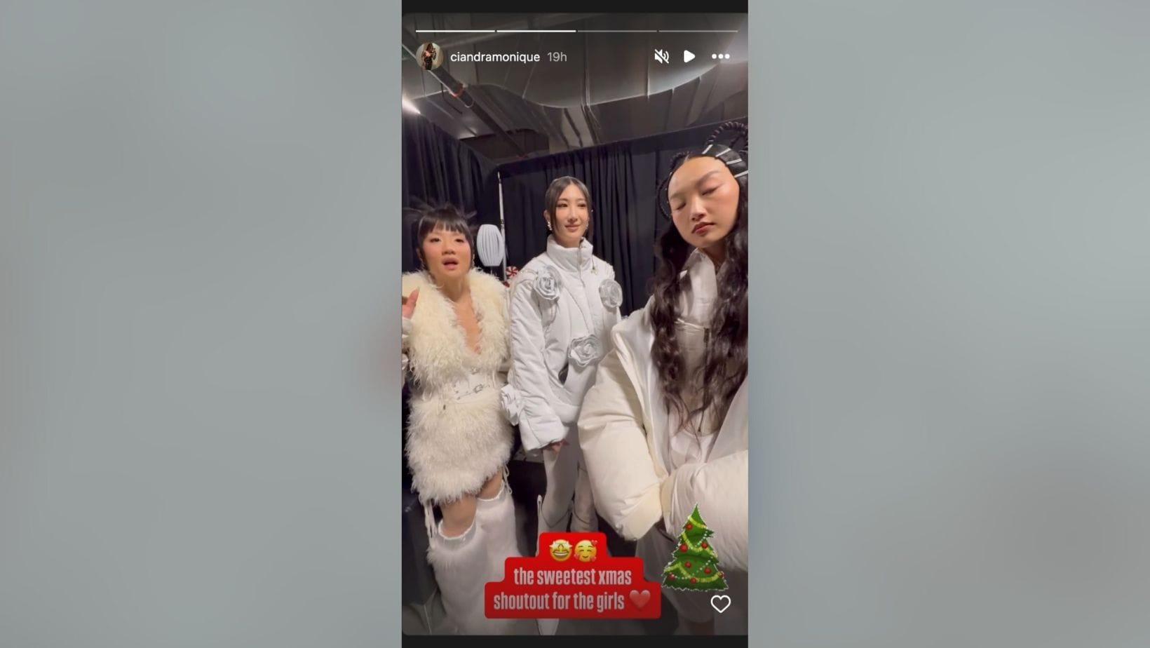 Príbeh manželky Keenana Allena Ciandry na Instagrame s ikonami K-pop (Zdroj obrázka: Ciandra/IG)