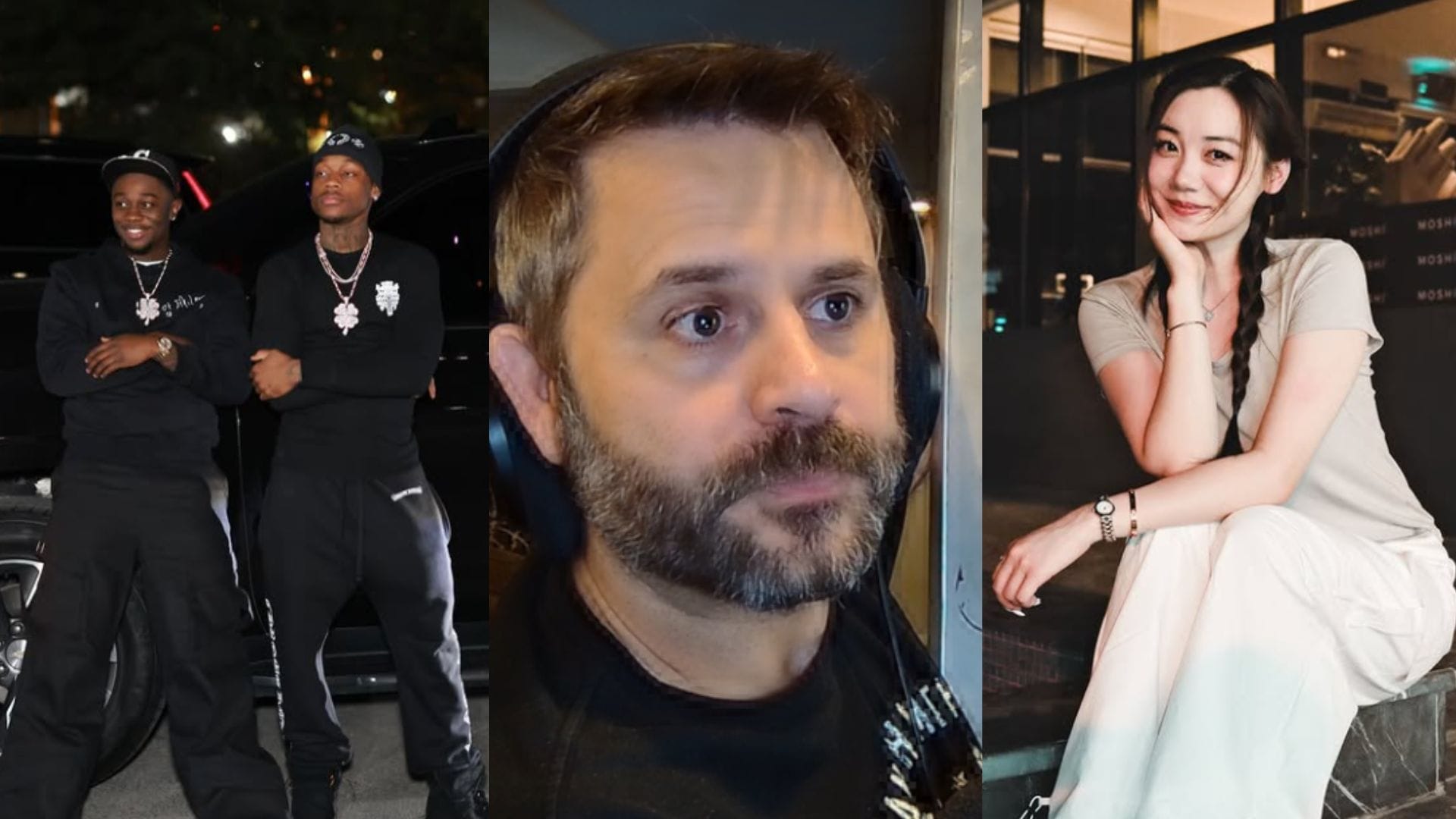 Debriefing the bathroom incident at the Streamer Awards (Images via @btbdezz, @thestreamerawards, @issfanfan/Instagram)