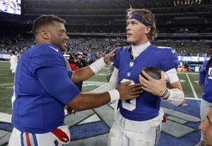 “Don't play with that”: Russell Wilson reveals advice to Jaxson Dart over Giants QB1’s reckless playing style
