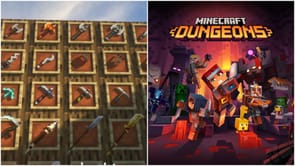 This mod adds 150 weapons from Minecraft Dungeons to the game