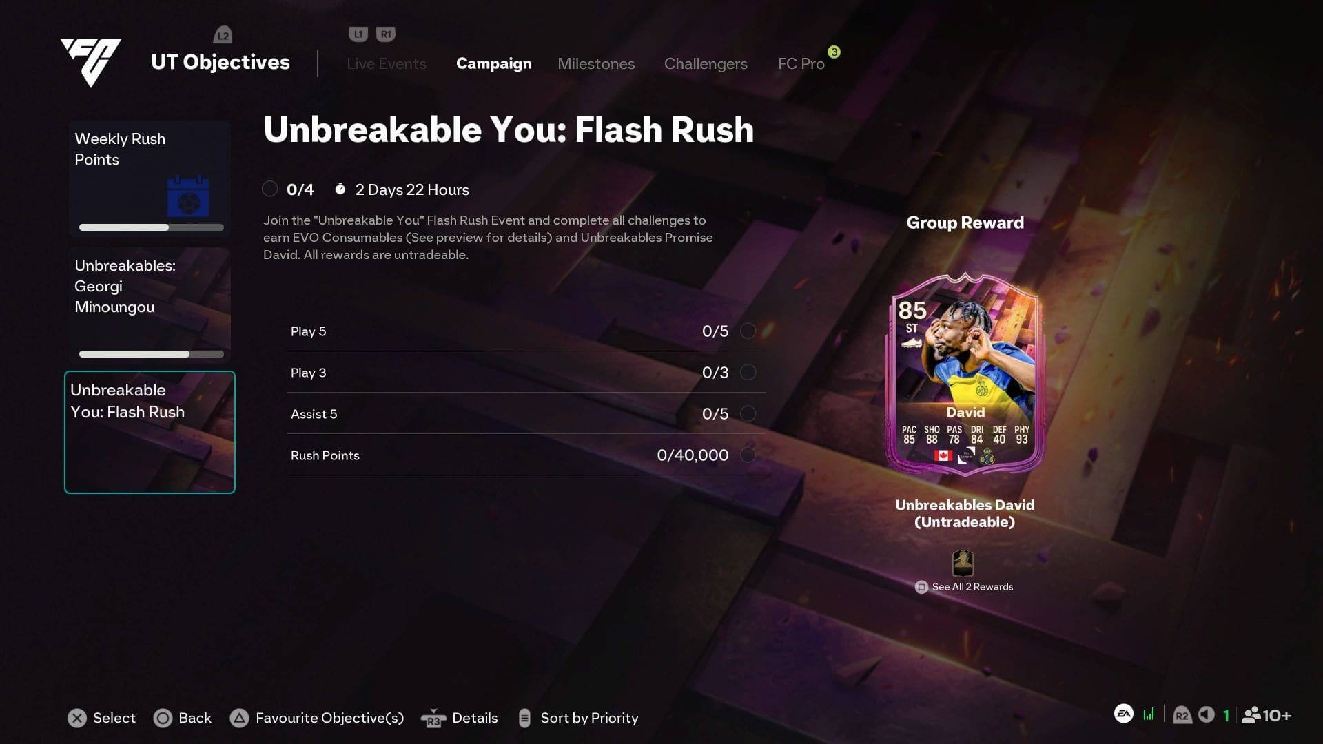 The objective (Image via EA Sports)