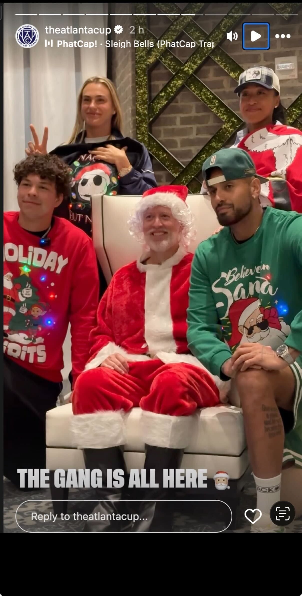 The Atlanta Cup&#039;s Instagram story