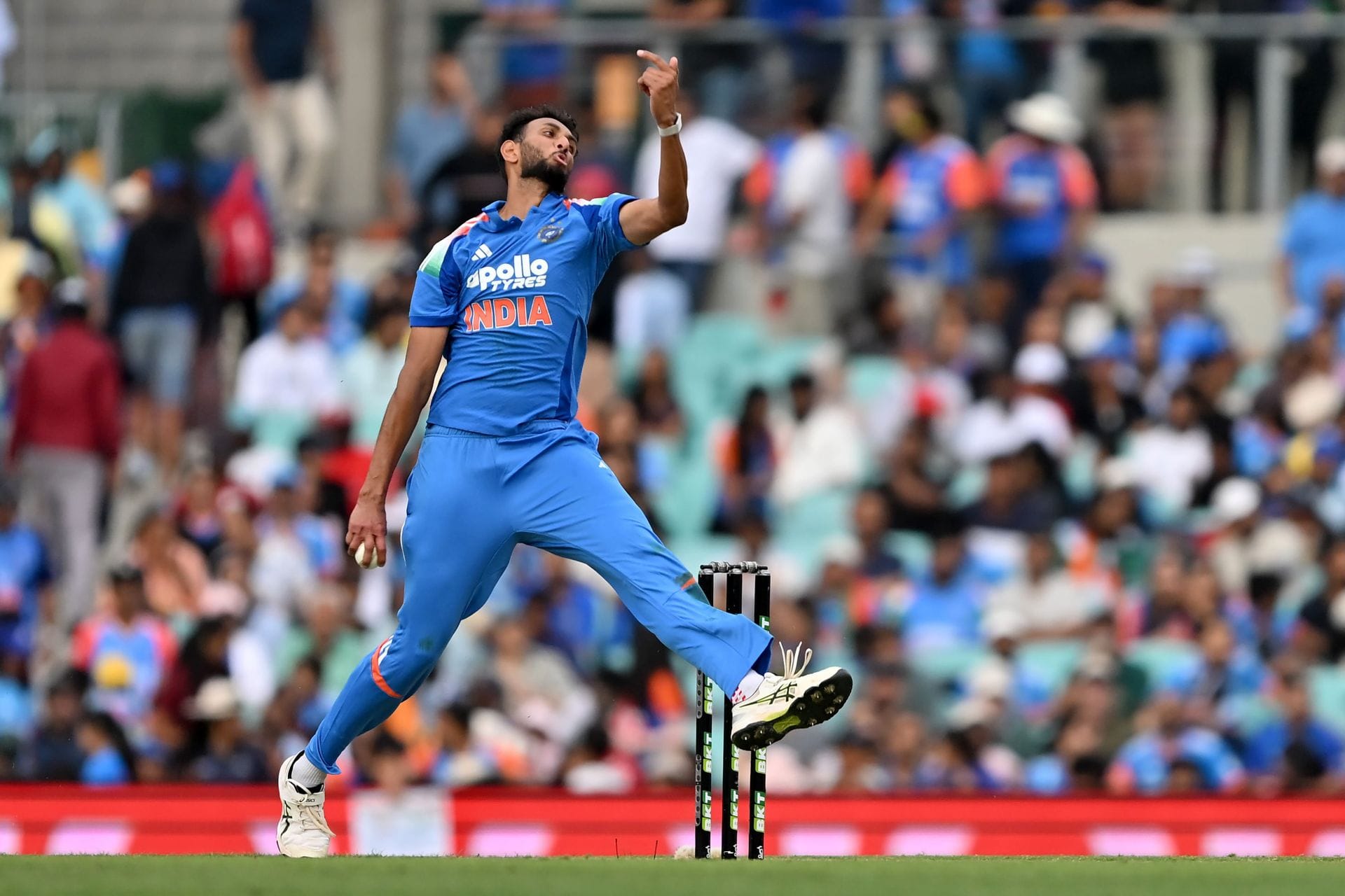 Prasidh Krishna conceded 85 runs in 8.2 overs in the second ODI against South Africa. [P/C: Getty]