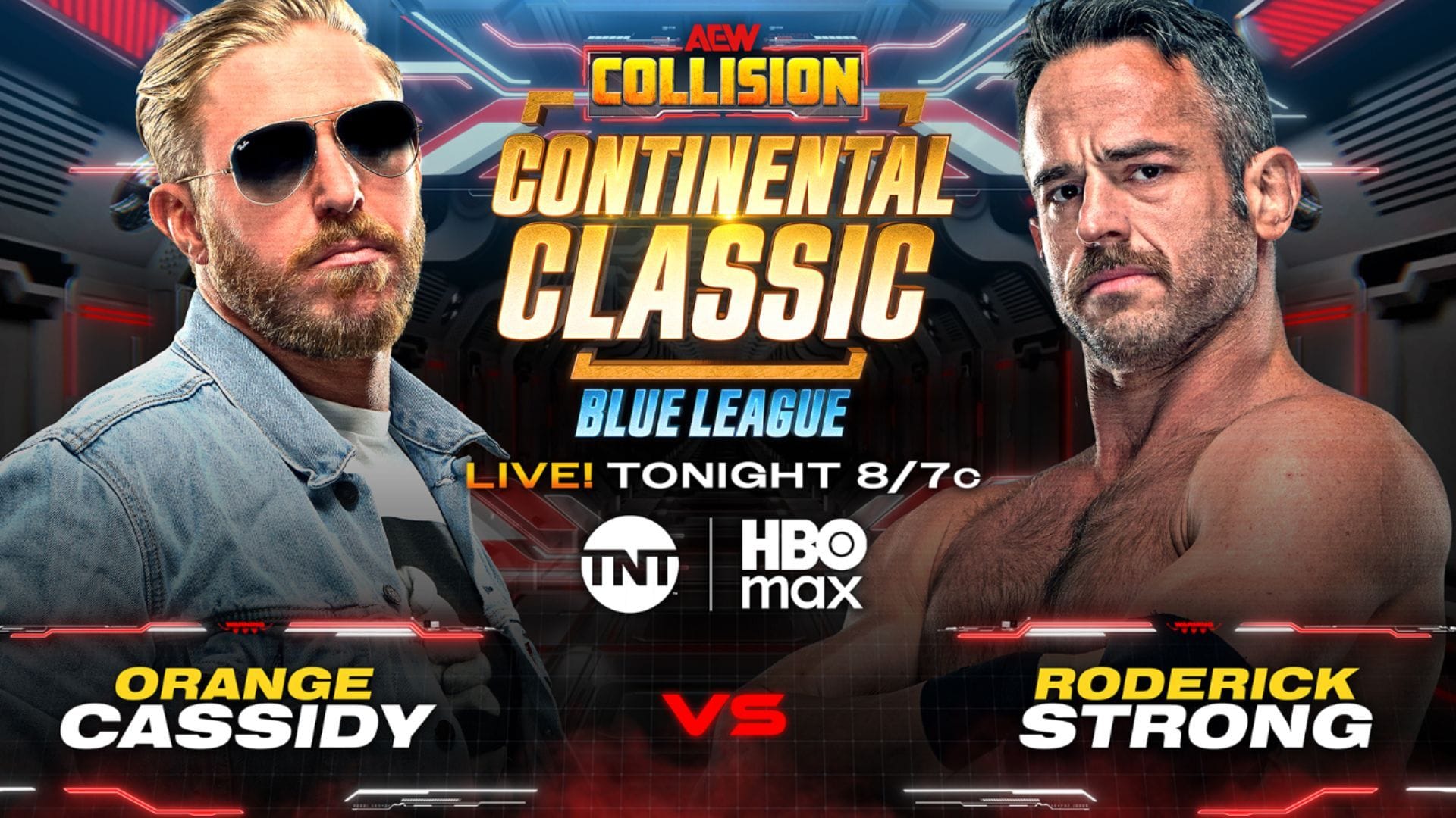 Match graphic for OC vs Roddy Strong [Source: @AEW on X]