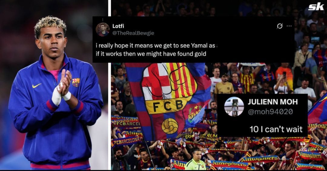 “If it works then we might have found gold” - Barcelona fans thrilled as they feel Hansi Flick is playing Lamine Yamal in new role against Betis