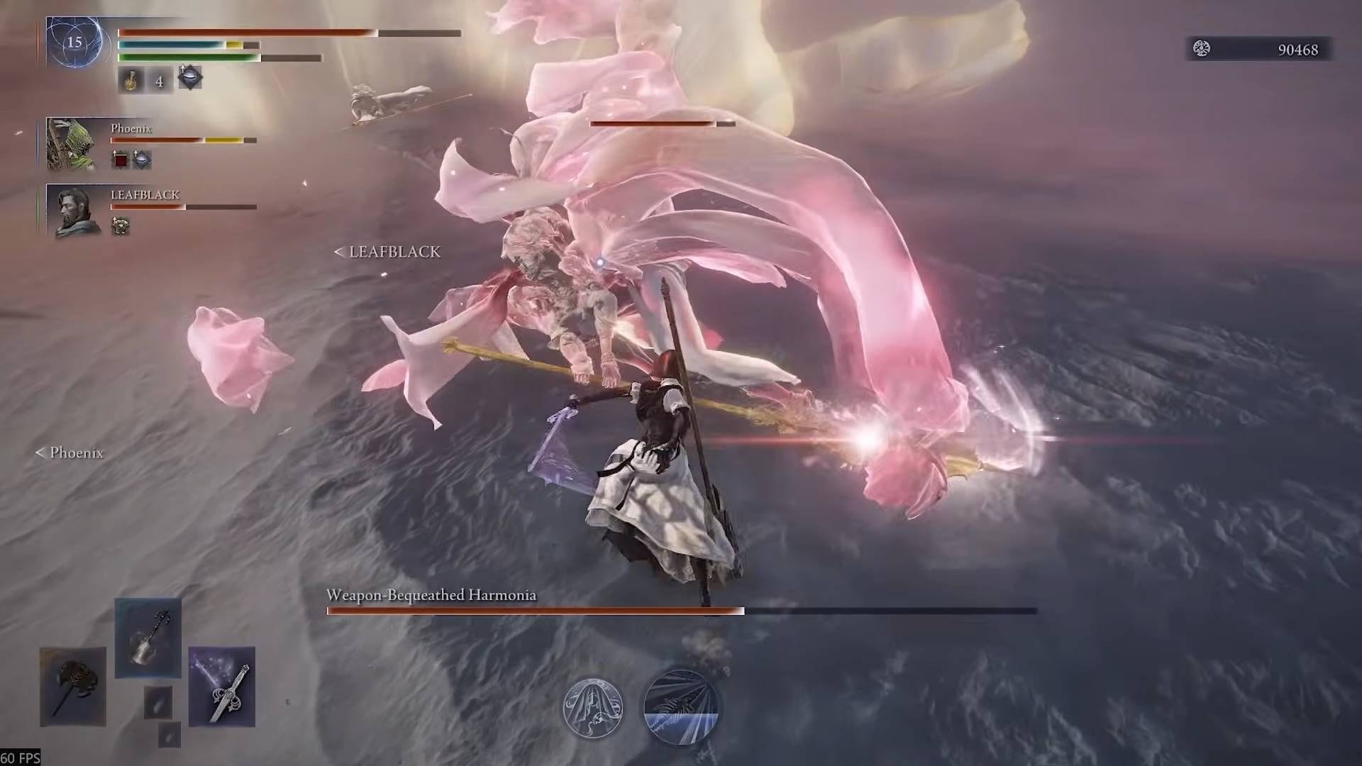 Be careful of the heavy AoE attack when the boss is at 50% HP (Image via FromSoftware || YouTube/Neon Slice)