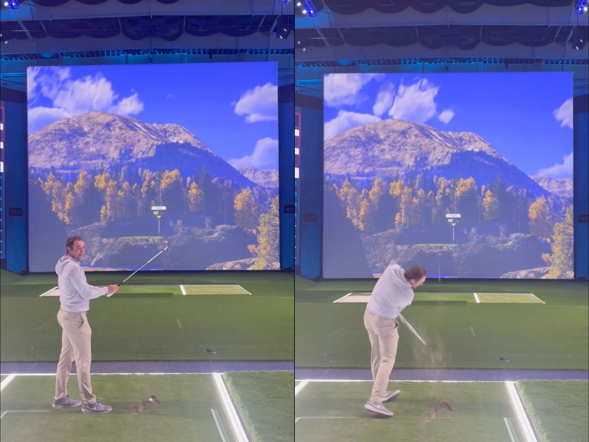 Scottie Scheffler at SoFi Center (Image via x@NUCLRGOLF)