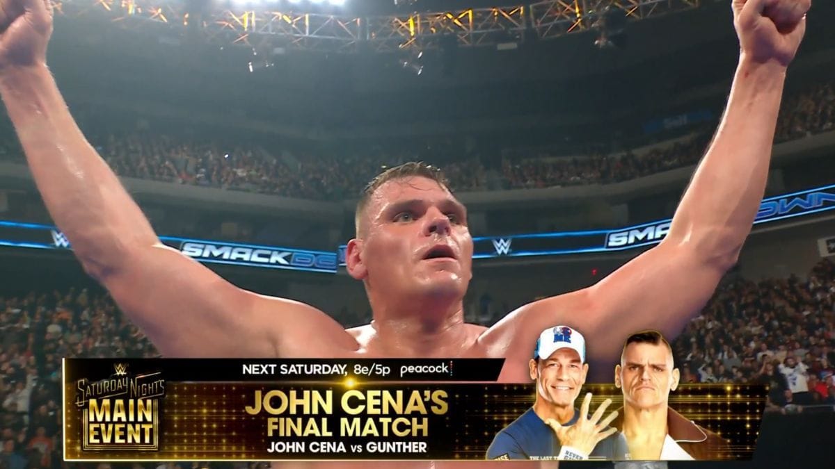 Gunther is set to be John Cena