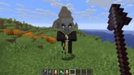Eliminate five mobs with a spear to complete the first part of the Minecraft Mounts of Mayhem challenges (Image via Sportskeeda Gaming || Mojang Studios)