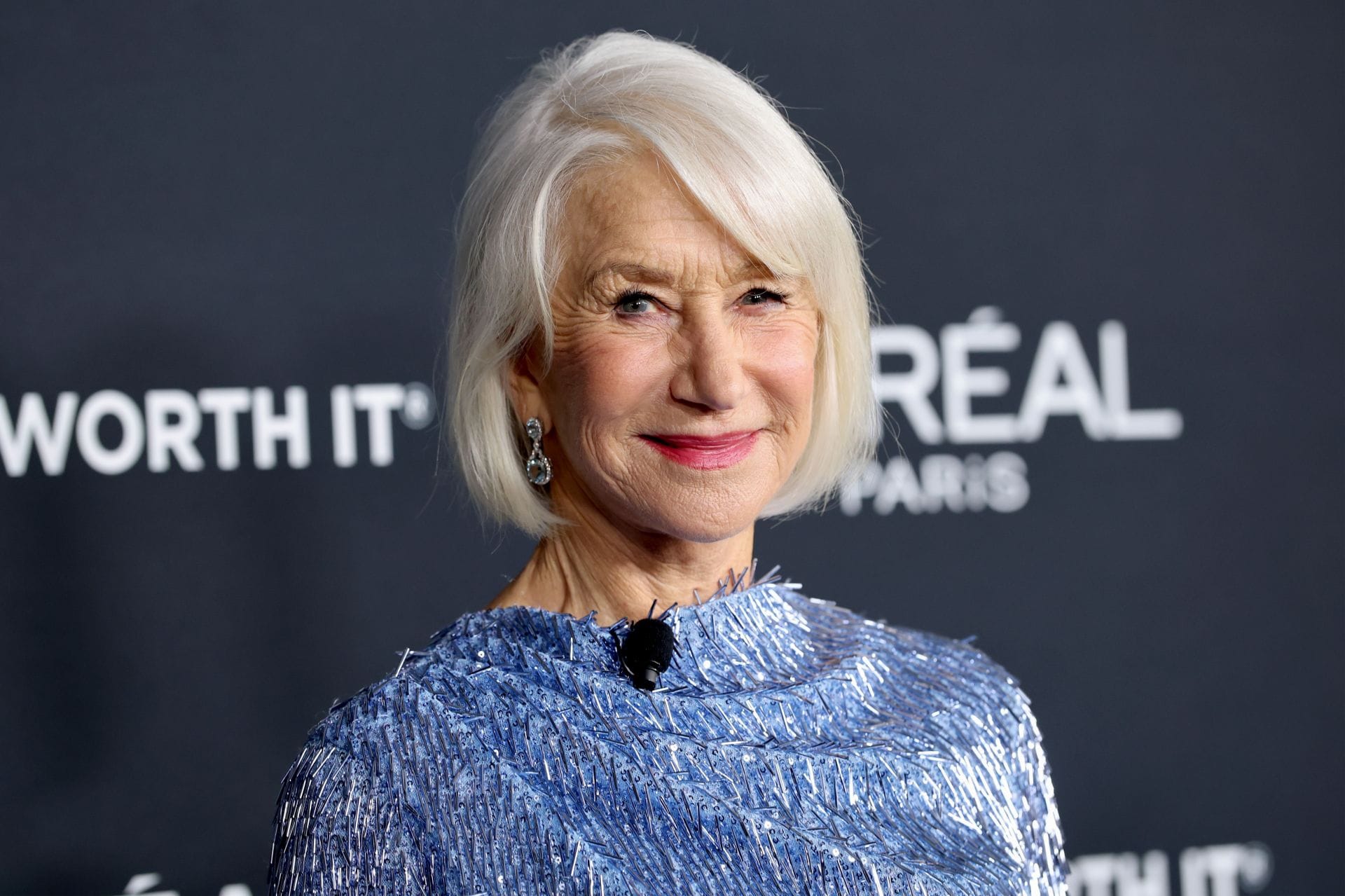 Helen Mirren at the 20th Anniversary Of L'Oréal Paris Women of Worth (Image via Getty)