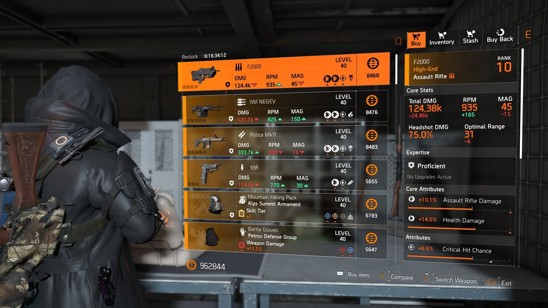 The Division 2 vendor in Brooklyn (Image via SK Gaming || Ubisoft)