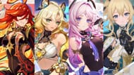 Mavuika, Xilonen, Citlali, Jean (Image via Sportskeeda Gaming/ HoYoverse)