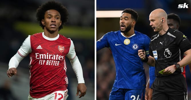 Willian reacts as Reece James’ performance helps 10-man Chelsea secure 1-1 draw against Arsenal