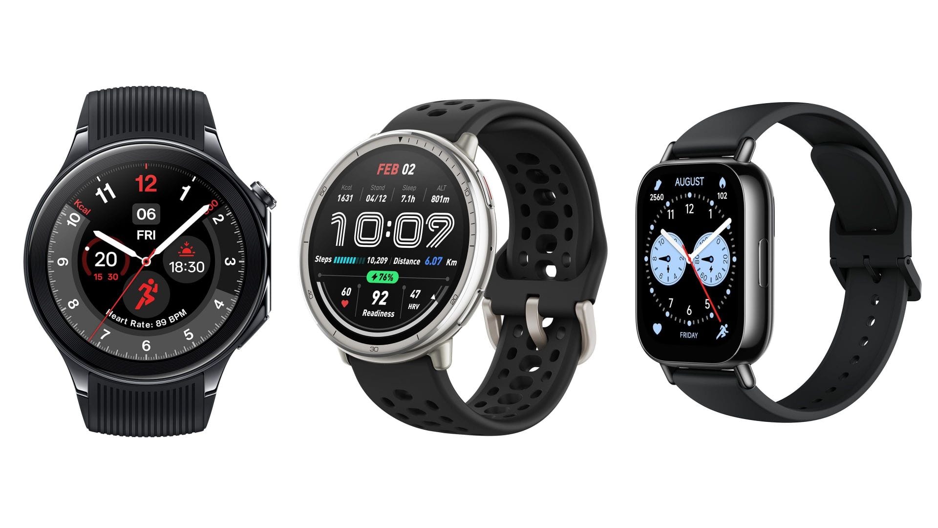 Picture of a collection of smartwatches