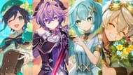 Venti, Durin, Faruzan, Bennett (Image via Sportskeeda Gaming/HoYoverse)
