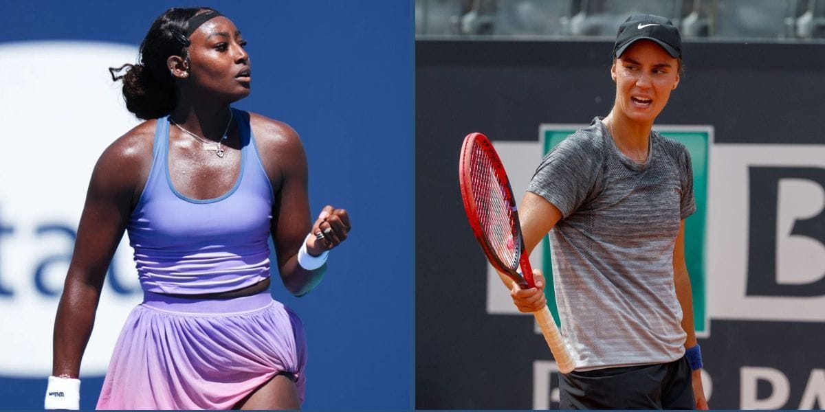 Alycia Parks vs Anhelina Kalinina is one of the quarterfinal matches at the Open de Limoges. (Photos: Getty)