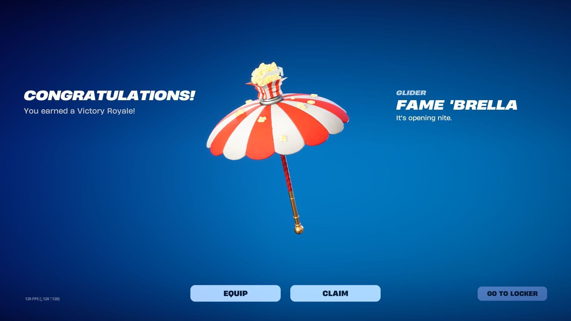 Fortnite Chapter 7 Season 1 Victory Umbrella