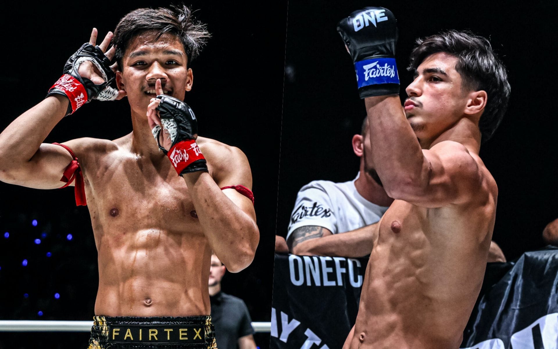 Aliff Sor Dechapan (L) vs Ramadan Ondash (R) | Image by ONE Championship