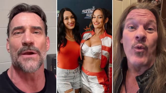 CM Punk, Brie Bella, Chris Jericho, and other WWE stars react to huge John Cena appearance before retirement
