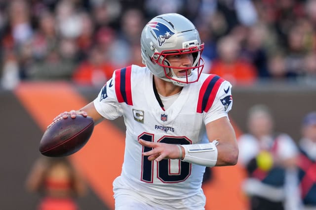 Drake Maye at New England v Cincinnati - Source: Getty