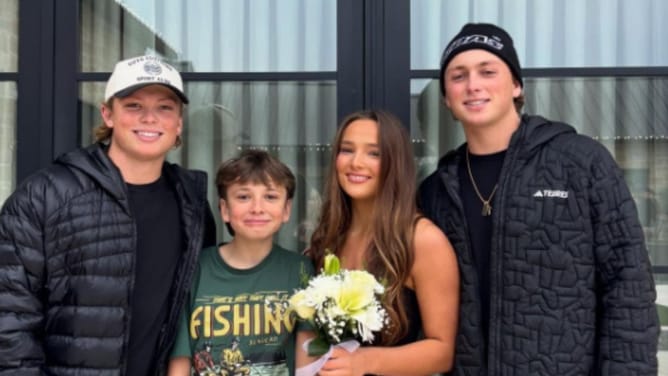Jackson Holliday's sister Gracyn Ivy 'all dressed up' for high school winter formal