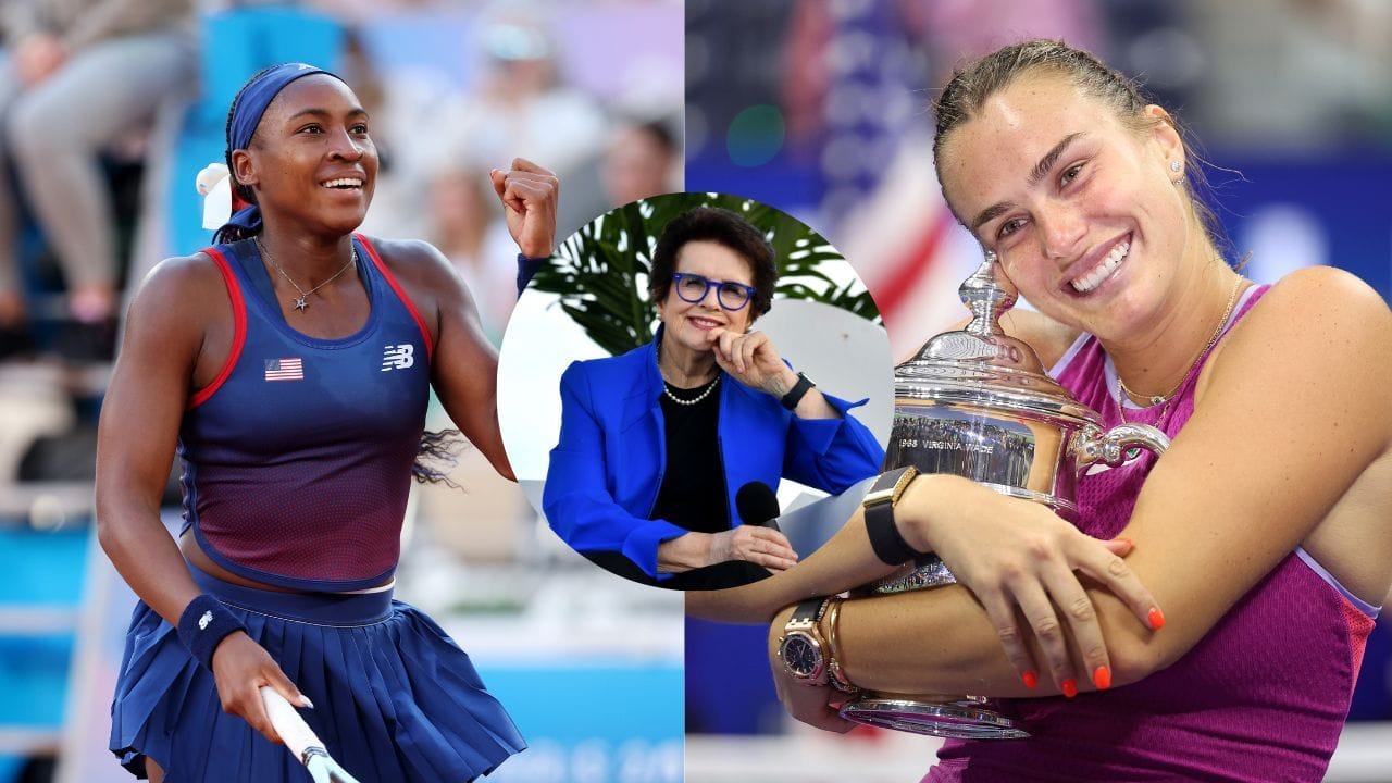 Billie Jean King reacts as Coco Gauff, Aryna Sabalenka &amp; other WTA stars dominate highest-paid female athletes list. Credit: GETTY
