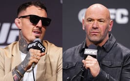 "I'm not a dummy"- Tom Aspinall disputes Dana White's comments implying he didn’t want to continue after the UFC 321 eye poke